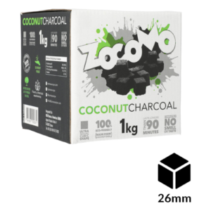 Charbon de bois GENERIQUE charbon chicha volcano coco duo 1 kg