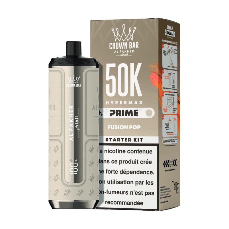 Puff Al Fakher Hypermax Prime 50k Fusion Pop