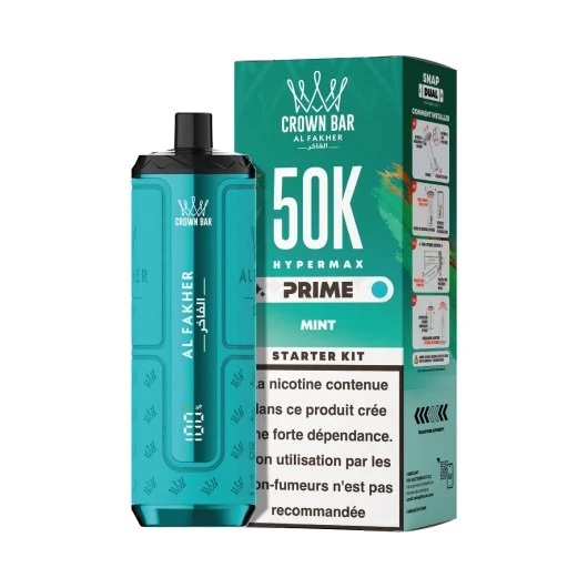 Puff Al Fakher Hypermax Prime 50k Crown Bar Rechargeable