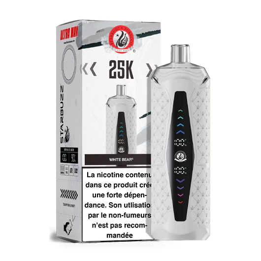 Puff Starbuzz 25k White Bear Toulouse