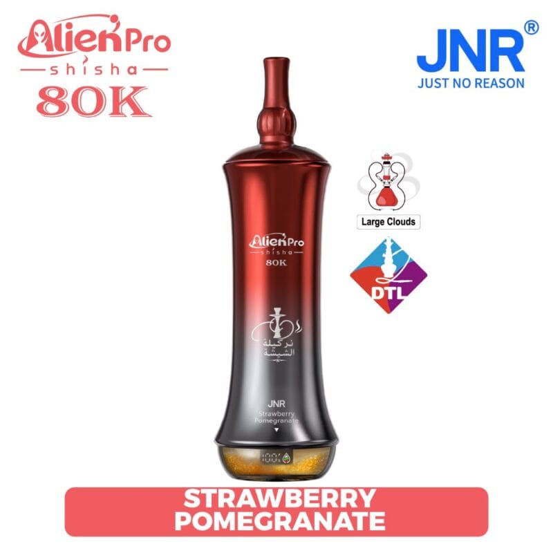 Puff Jnr 80K Alien Pro Strawberry Pomegranate
