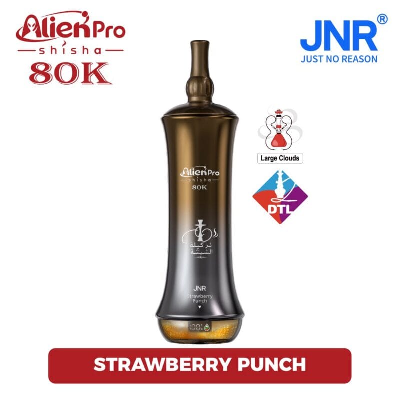 Puff Jnr 80K Alien Pro Strawberry punch